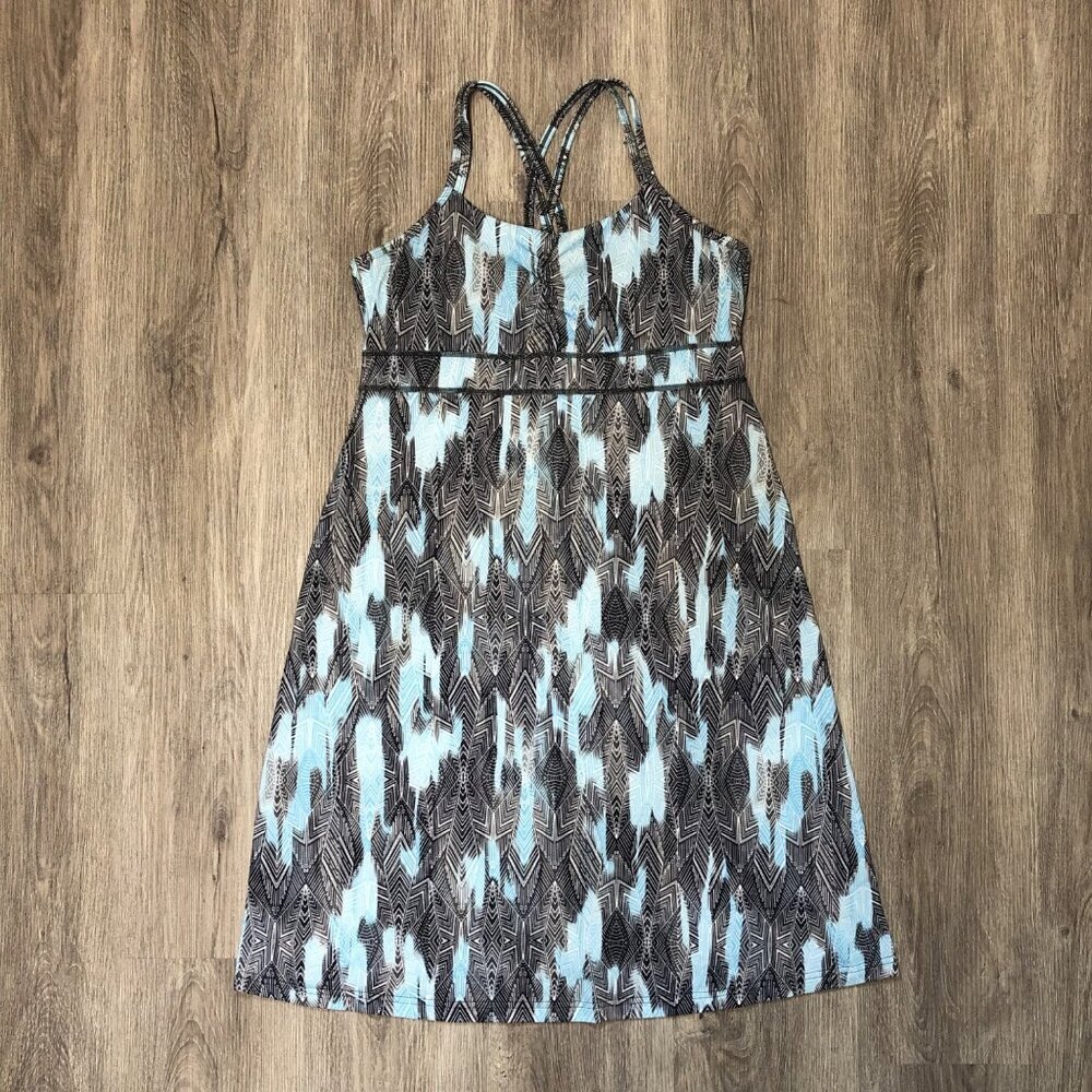 Marmot Women's Size Medium Workout Dress Light Blue Gray Athletic Strappy Active